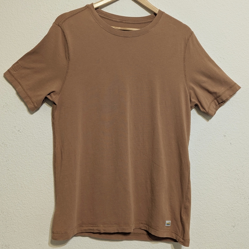 Vuori Brown Short Sleeve Tee